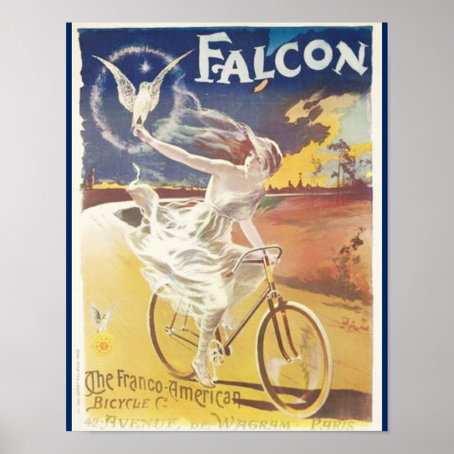 Falcon Bicycle Poster (Framsidan)