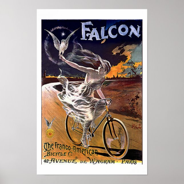 Falcon Cykel-c1890 Poster (Framsidan)