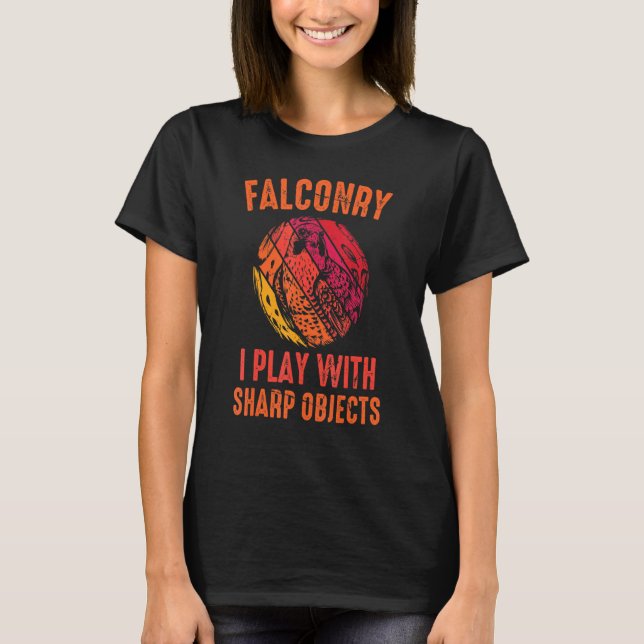 Falcon - Falconry I Play with Vass Objects - Bird T Shirt (Framsida)