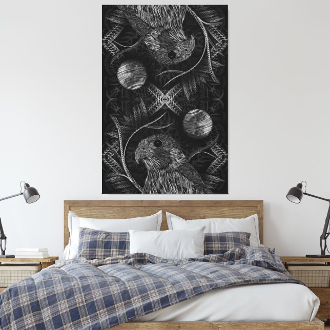 Falcon Full Moon Canvastryck (Insitu (sovrum))