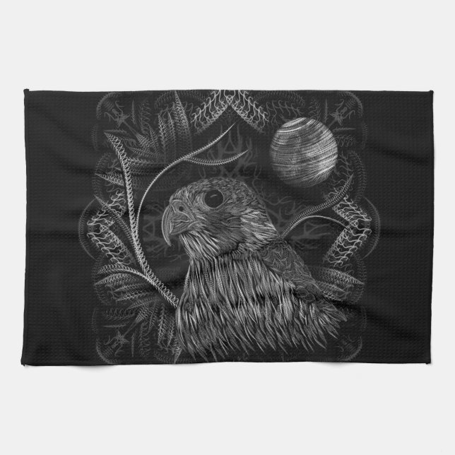 Falcon Full Moon Kökshandduk (Horisontell)