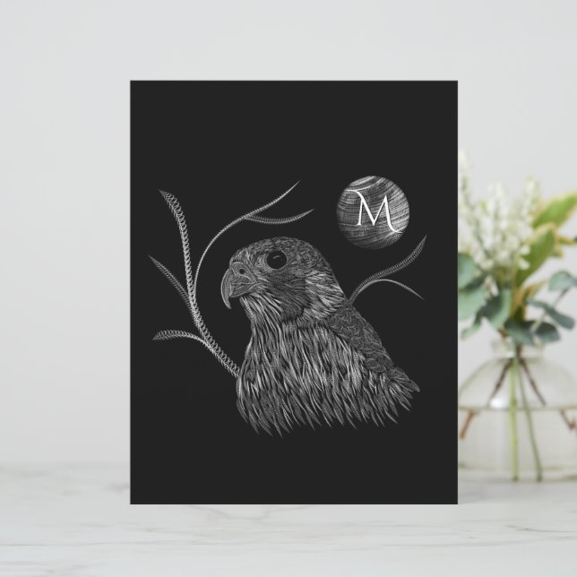 Falcon Full Moon Monogram Black (Stående Fram)