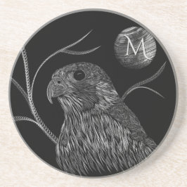 Falcon Full Moon Monogram Black Underlägg