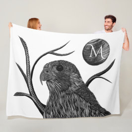 Falcon Full Moon Monogram Fleecefilt
