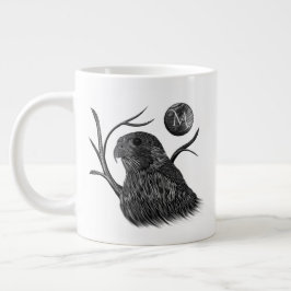 Falcon Full Moon Monogram Jumbo Mugg