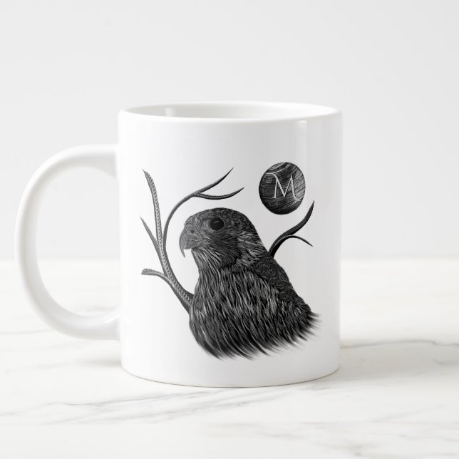 Falcon Full Moon Monogram Jumbo Mugg (Vänster)