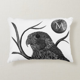Falcon Full Moon Monogram Prydnadskudde