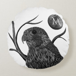 Falcon Full Moon Monogram Rund Kudde