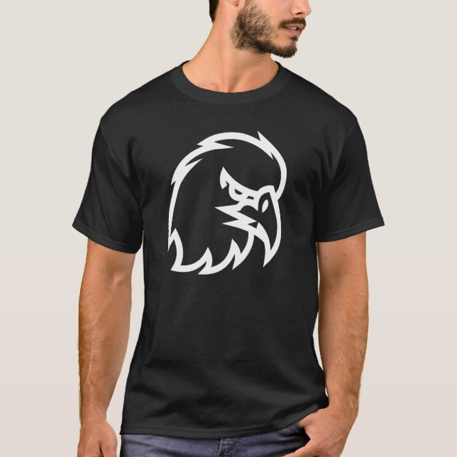 Falcon Hawk Eagle Bird Head Animal för manar Women T Shirt (Framsida)
