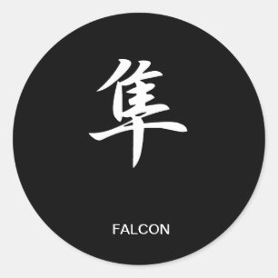 Falcon - Hayabusa Runt Klistermärke