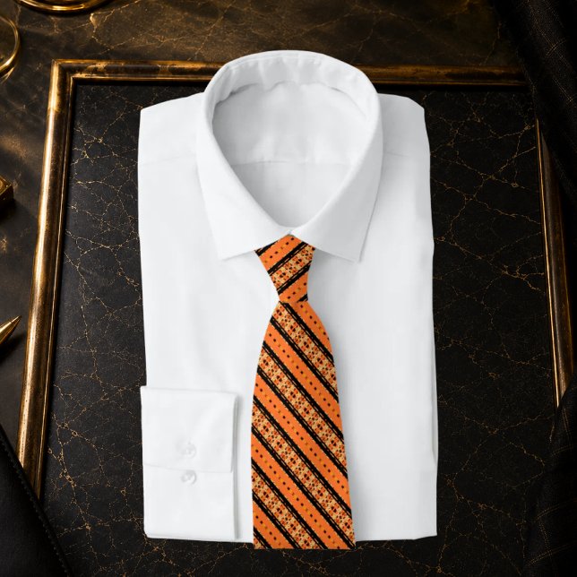 FALCON – Orange & Svart Kraftslips Slips (Skapare uppladdad)