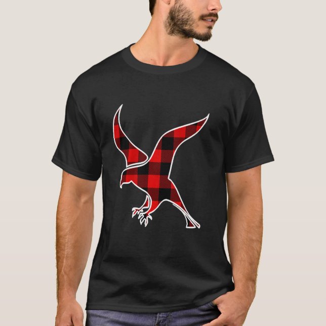 Falcon Red Buffalo Play Hawk Bird Matching Pj Fam T Shirt (Framsida)