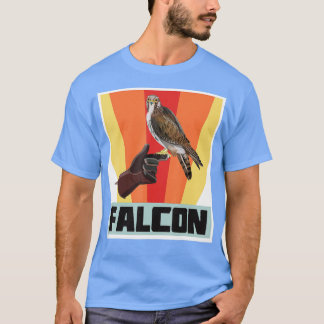 Falcon Retro Vintage Falconry with Hawk and Eagle T Shirt