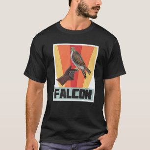 Falcon Retro Vintage Falconry with Hawk and Eagle T Shirt