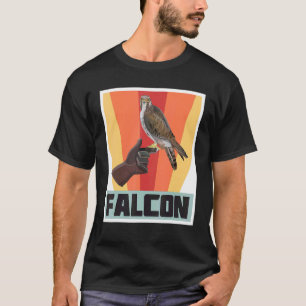 Falcon Retro Vintage falconry with Hawk and Eagle T Shirt