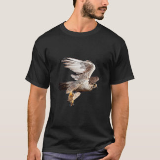 Falcon Saker flying T Shirt