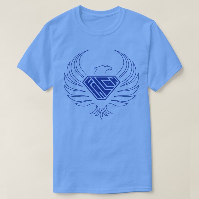 Falcon SuperEmdriven Blue T Shirt (Design framsida)