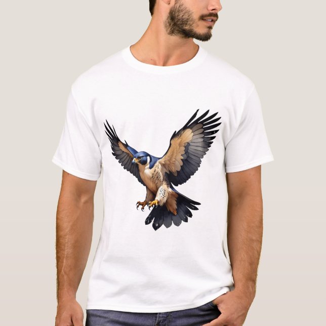 Falcon under flygning t shirt (Framsida)