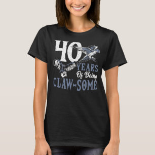Falconer 40 år Birthday Falconry T Shirt