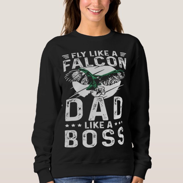 Falconer Dad Falconry Like a Boss T Shirt (Framsida)