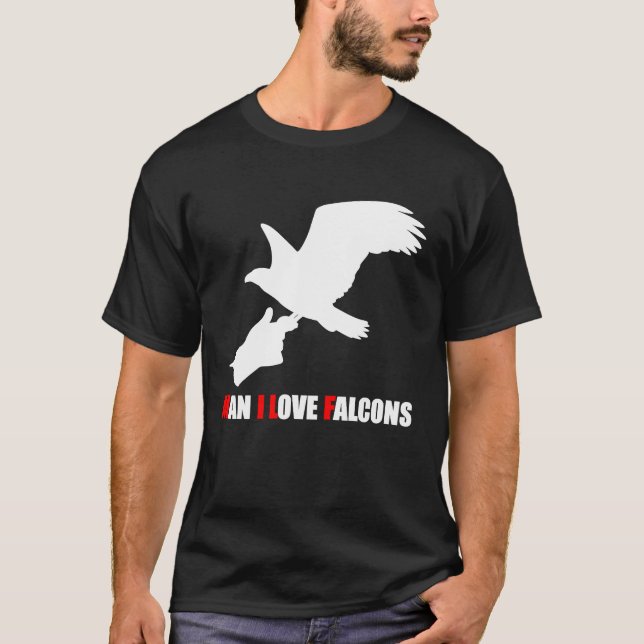 Falconer Falcon Hunter Falconer Tracker Anka Hunte T Shirt (Framsida)