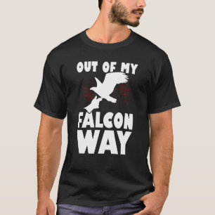 Falconer Falcon Hunter Falconer Tracker Anka Hunte T Shirt