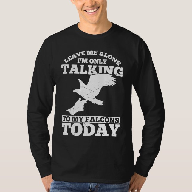Falconer Falcon Hunter Falconer Tracker Duck Hunte T Shirt (Framsida)