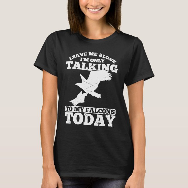 Falconer Falcon Hunter Falconer Tracker Duck Hunte T Shirt (Framsida)