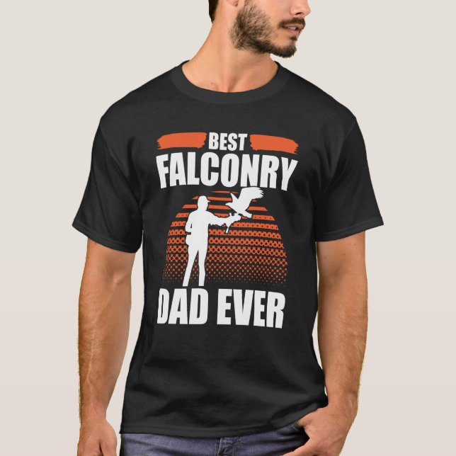 Falconer Falcon Hunter Falconer Tracker Duck Hunte T Shirt (Framsida)