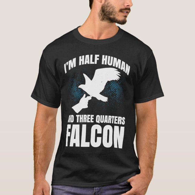 Falconer Falcon Hunter Falconer Tracker Duck Hunte T Shirt (Framsida)