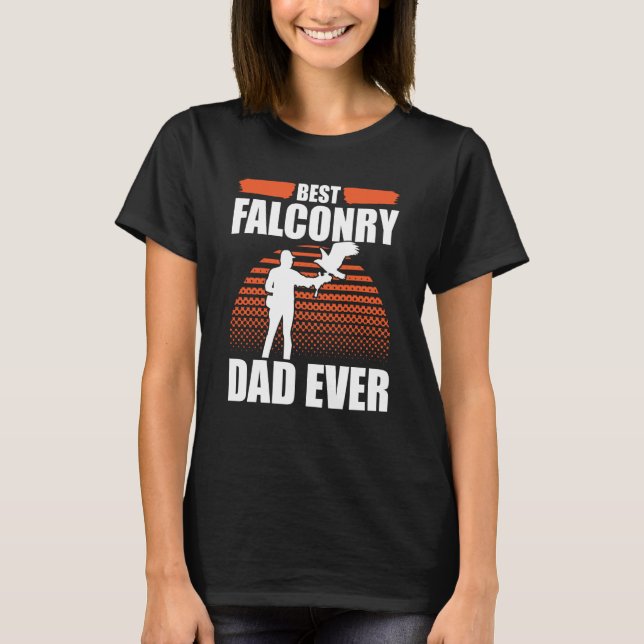 Falconer Falcon Hunter Falconer Tracker Duck Hunte T Shirt (Framsida)