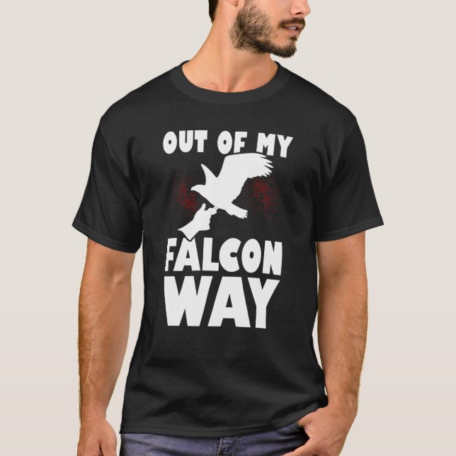 Falconer Falcon Hunter Falconer Tracker Duck Hunte T Shirt (Framsida)