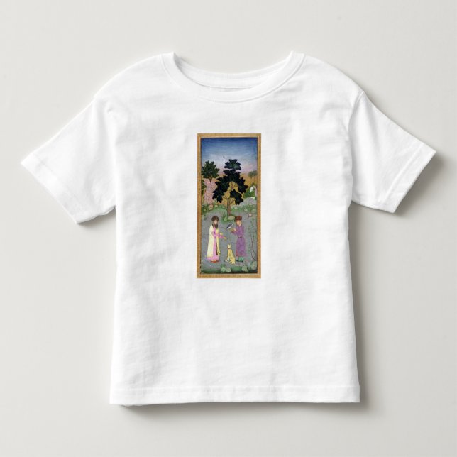Falconer med följe- och husdjurcheetahen, från tee shirt (Framsida)