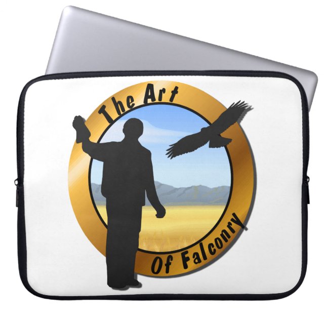 Falconer Medallion Round Laptop Fodral (Framsidan)