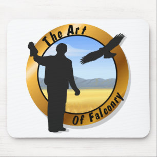Falconer Medallion Round Mousepad Musmatta