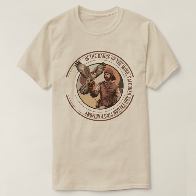 Falconer och Falcon T Shirt (Design framsida)