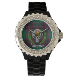 Falconer Scottish Clan Tartan & Crest Armbandsur
