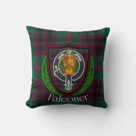 Falconer Scottish Clan Tartan & Crest Kudde