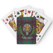 Falconer skotska klanens tartan och vapen