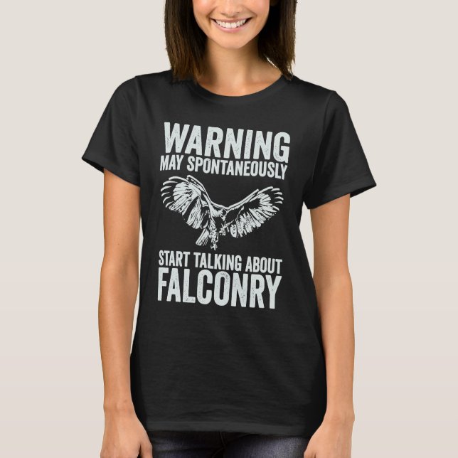 Falconry  Falconer T Shirt (Framsida)