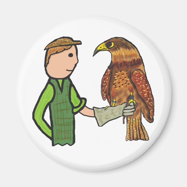 Falconry Magnet (Framsidan)