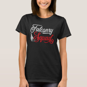 Falconry Squad Falcon Hunting Falconer T Shirt