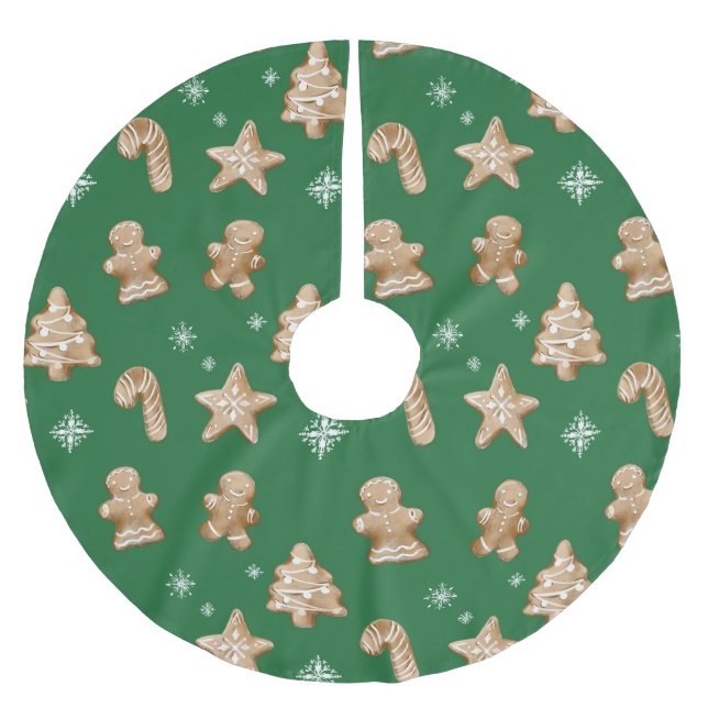 Falda para el árbol de Navidad de poliéster Julgransmatta Borstad Polyester (Framsidan)