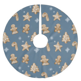 Falda para el pie de árbol de Navidad de poliéster Julgransmatta Borstad Polyester