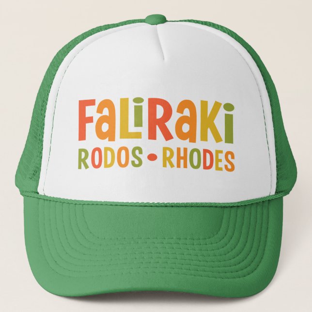 Faliraki Rhodes hats Truckerkeps (Framsida)