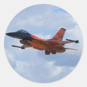 Falk för stridighet F16 Runt Klistermärke
