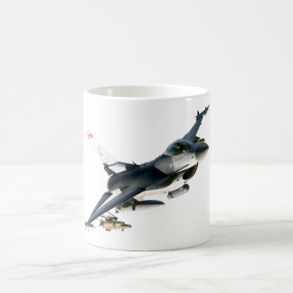 Falk för stridighet F-16 Kaffemugg