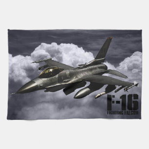Falk för stridighet F-16 Kökshandduk