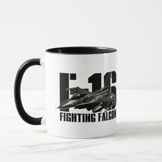 Falk för stridighet F-16 Mugg (Vänster)
