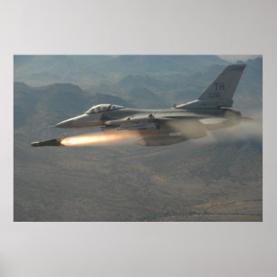 Falk för stridighet F-16 Poster